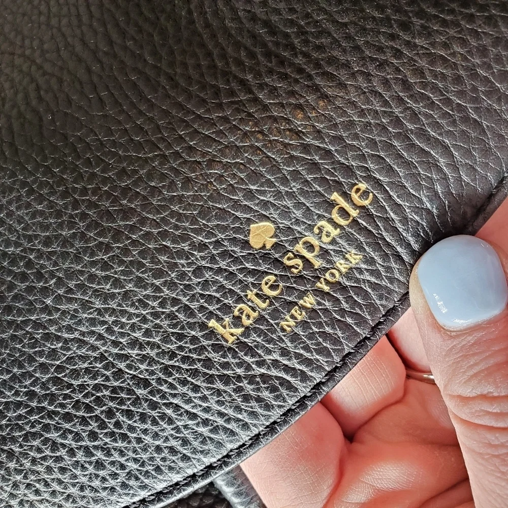 Kate Spade New York Mulberry Street Cinch Magnetic Leather Backpack Black